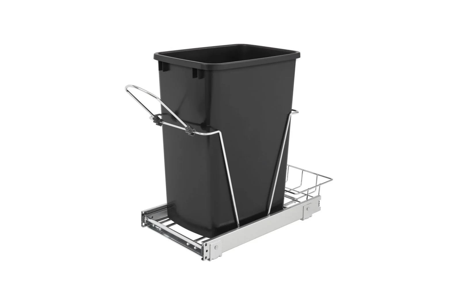35 Qrt Pull-Out Waste Container Black  10.63 in (270 mm) W x 22 in (559 mm) D x 19.25 in (489 mm) H - Image 10