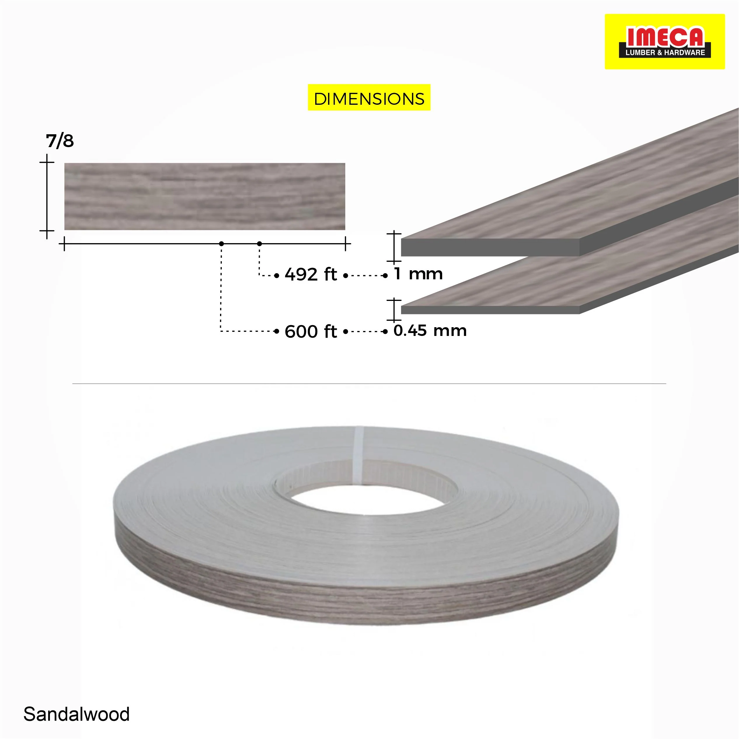 Sandalwood PVC Edge Banding - Image 6