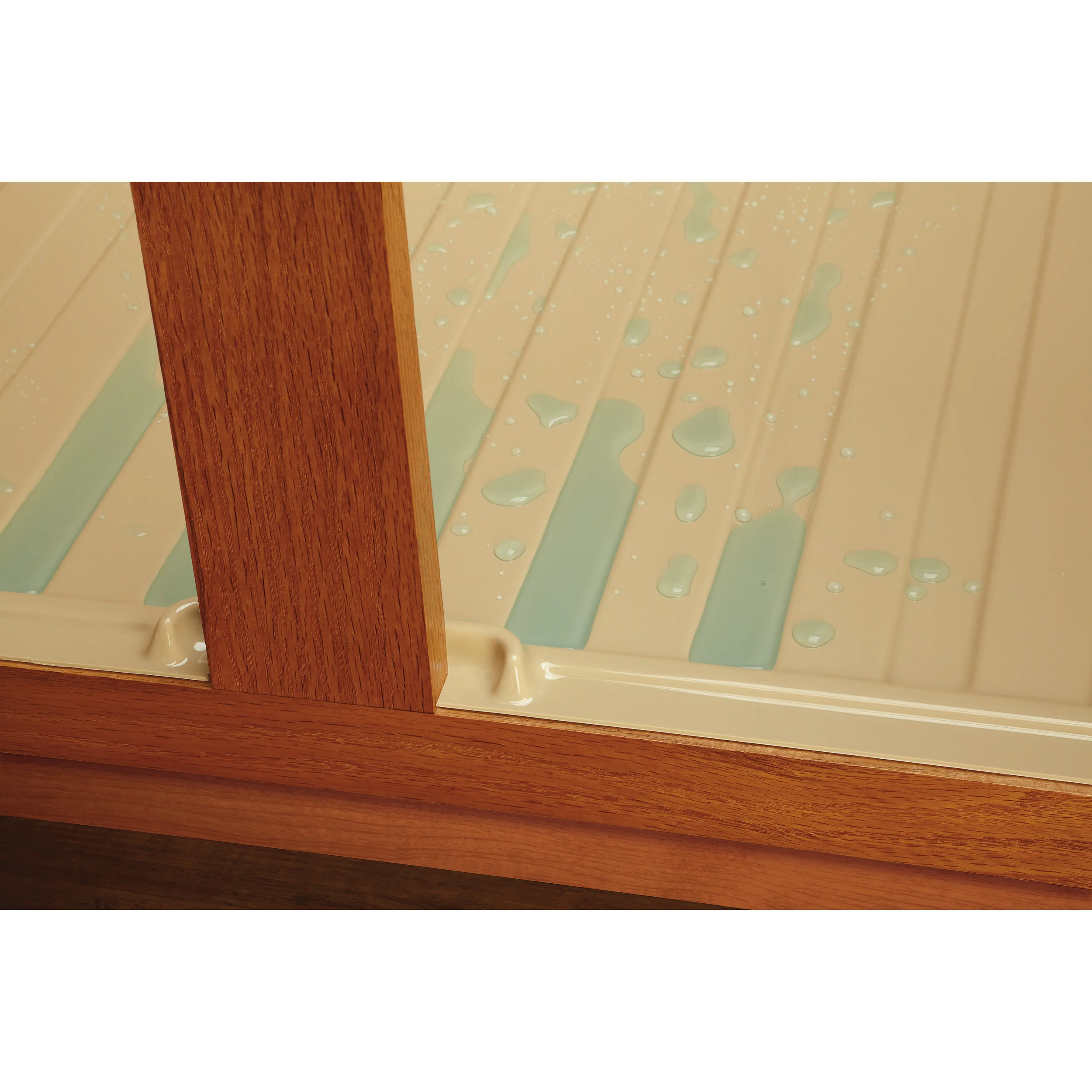Sink Base Drip Tray Almond  34.5 in (876 mm) W x 23.25 in (591 mm) D x 0.75 in (19 mm) H - Image 3