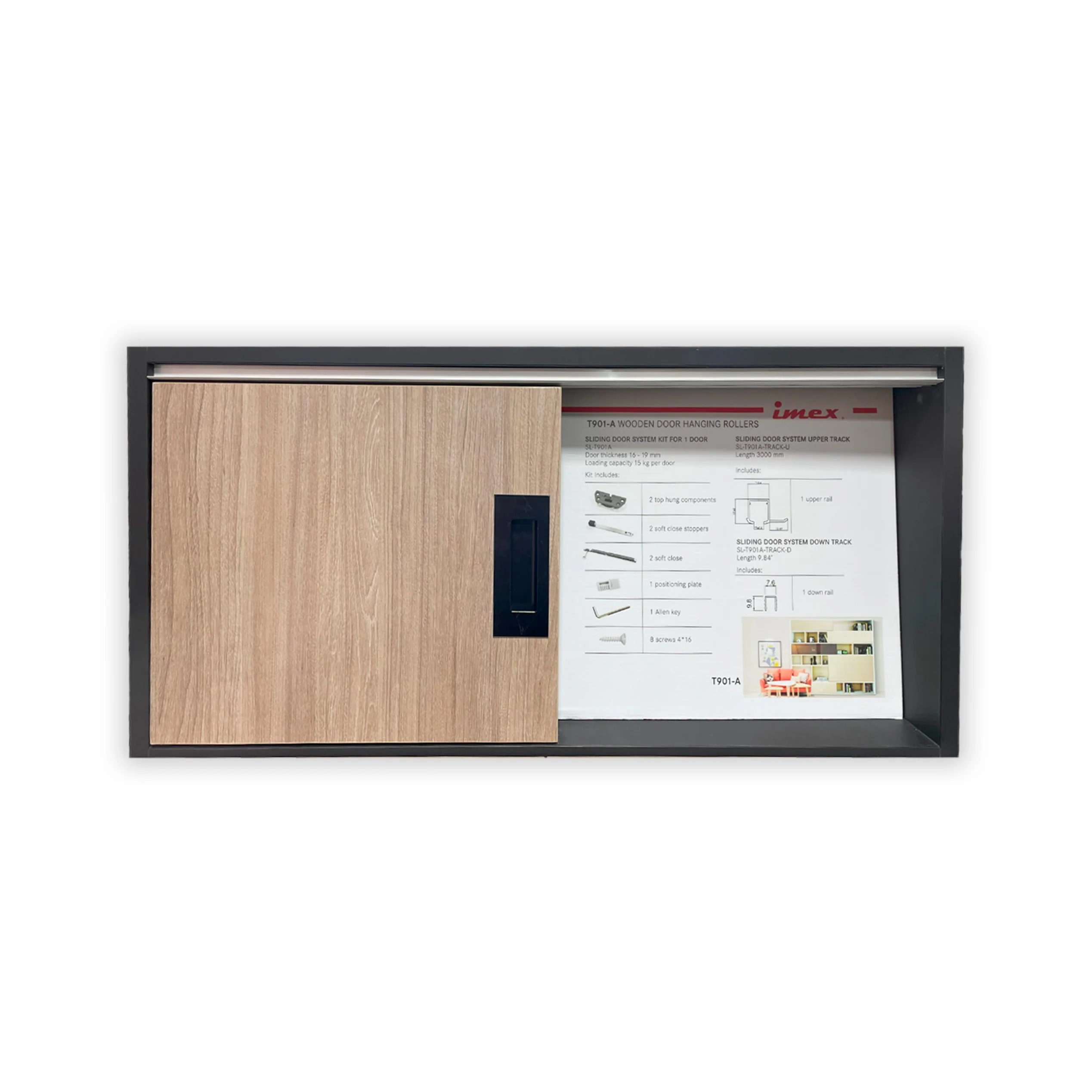 SLIDING DOOR SYSTEM KIT FOR 1 19MM 15KG - Image 4