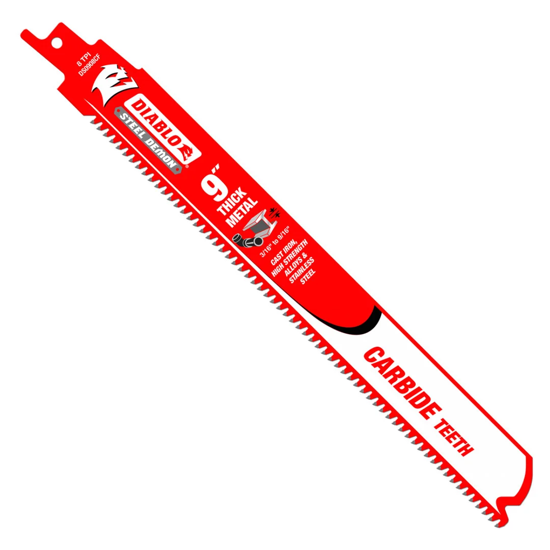 Steel Demon(TM) Carbide Teeth Reciprocating Saw Blade For Thick Metal - Image 3