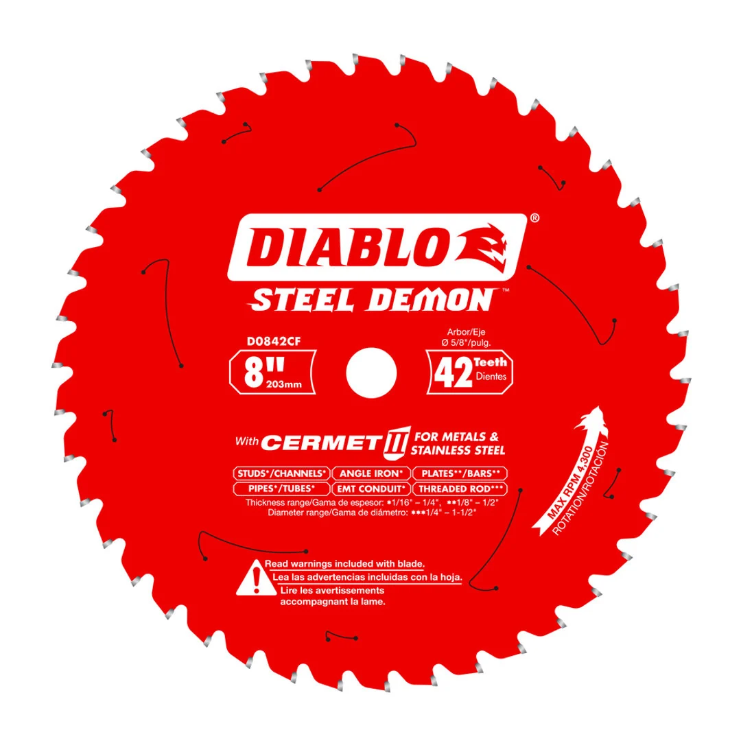Steel Demon(TM) Cermet Ii Saw Blade For Thick Metal