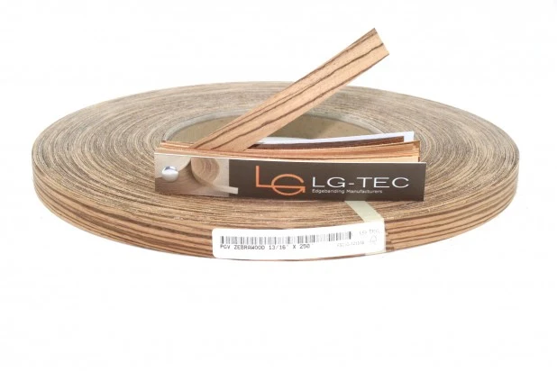 Zebrano Wood Veneer Edge Banding - Image 7